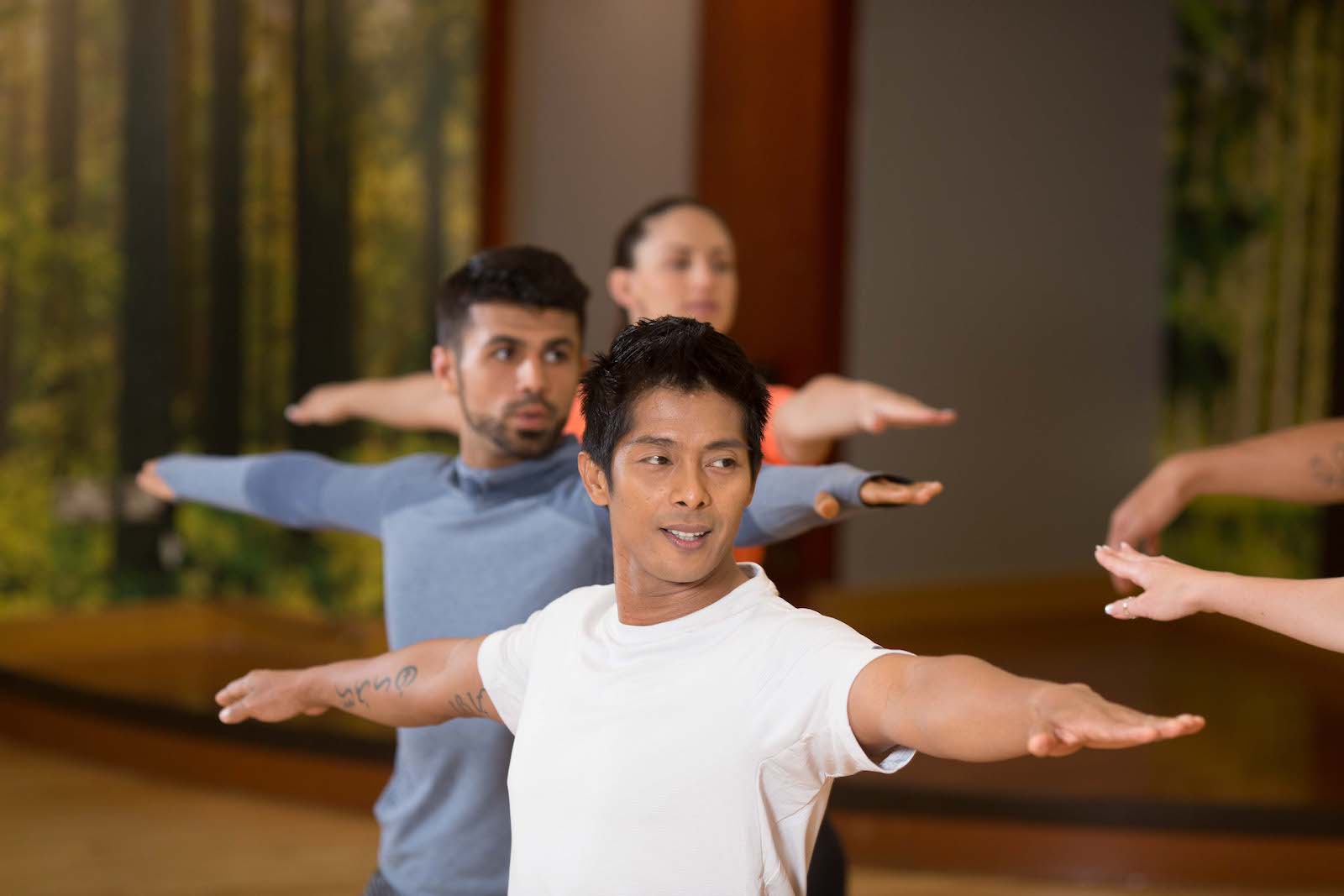 Mind and body group class Mind and body group class