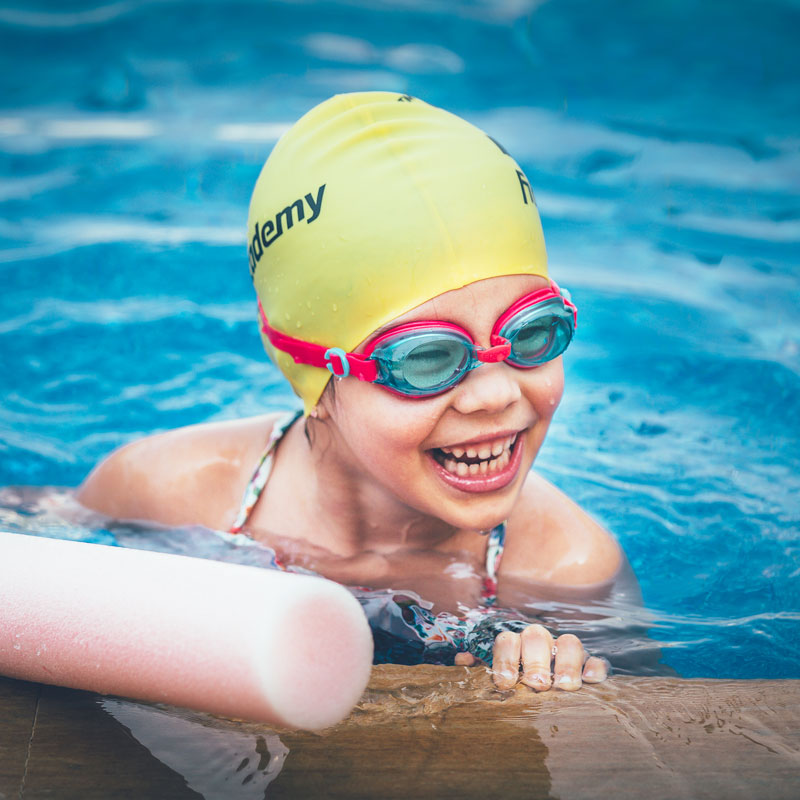 kid ready for swimming pool exercise kid ready for swimming pool exercise