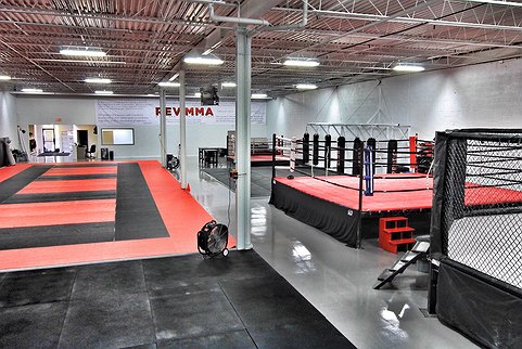 Fitness first boxing ring and mixed martial arts area Fitness first boxing ring and mixed martial arts area